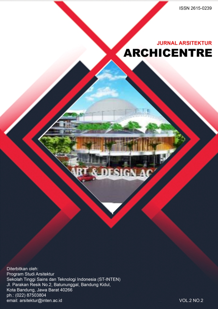 					View Vol. 2 No. 2 (2019): Jurnal Arsitektur Archicentre
				