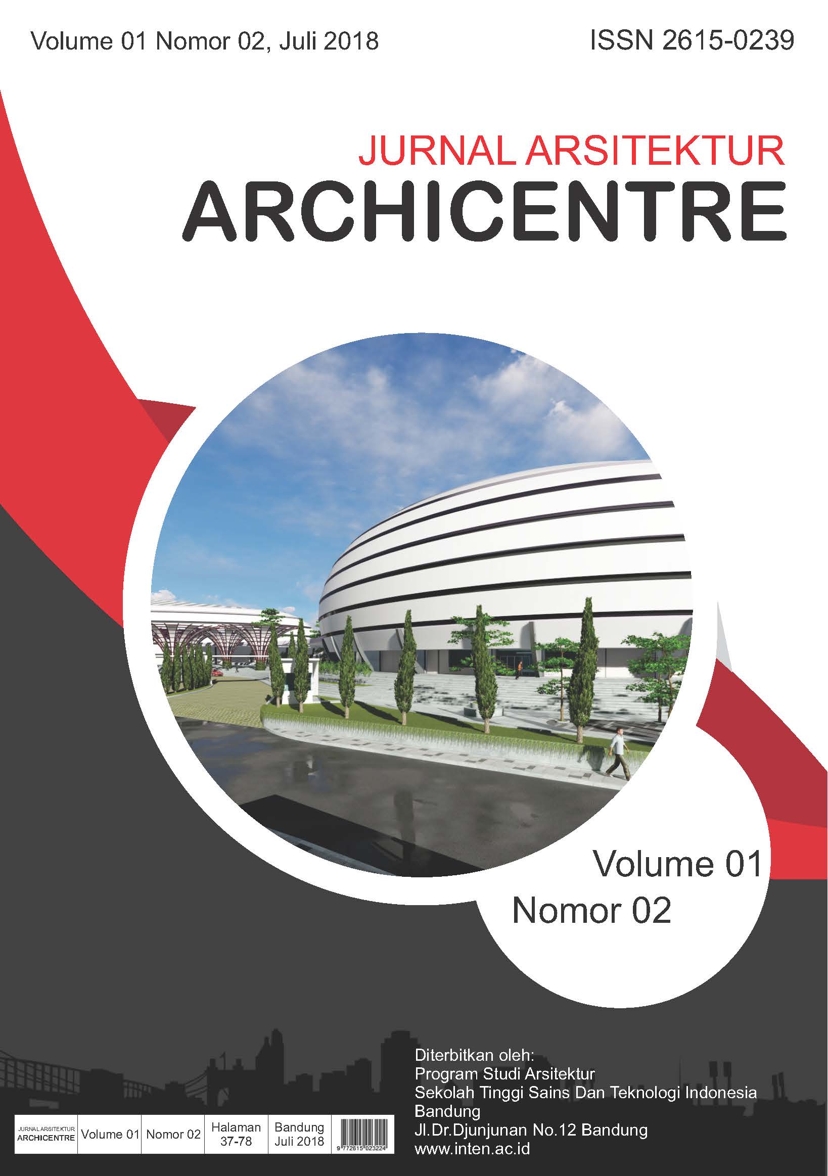 					View Vol. 1 No. 2 (2018): Jurnal Arsitektur Archicentre
				